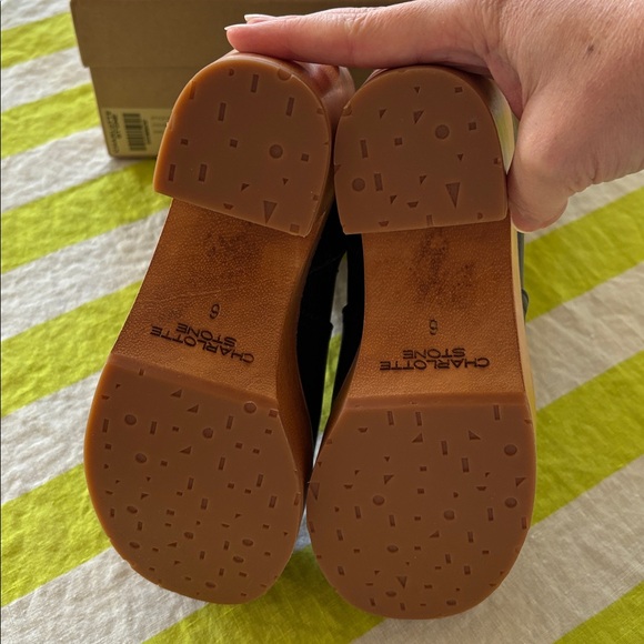 Brand New Never Worn Charlotte Stone Black Paz Boots 5.5 (marked as 6) - Picture 7 of 8